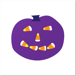 Great purple pumpkin Posters and Art